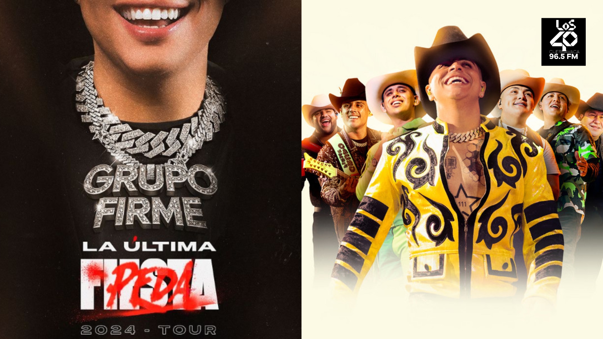 Grupo Firme anuncia gira por México en 2024. Los 40 Cuernavaca 96.5 FM