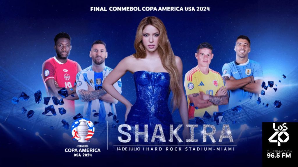 Shakira interpretará por primera vez en la historia, un show de medio tiempo de la Copa América.